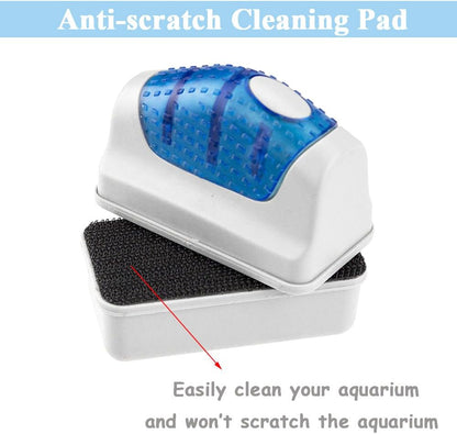 Magnetic Glass Algae Scraper and Aquarium Cleaner for Tanks up to 30 Gallons